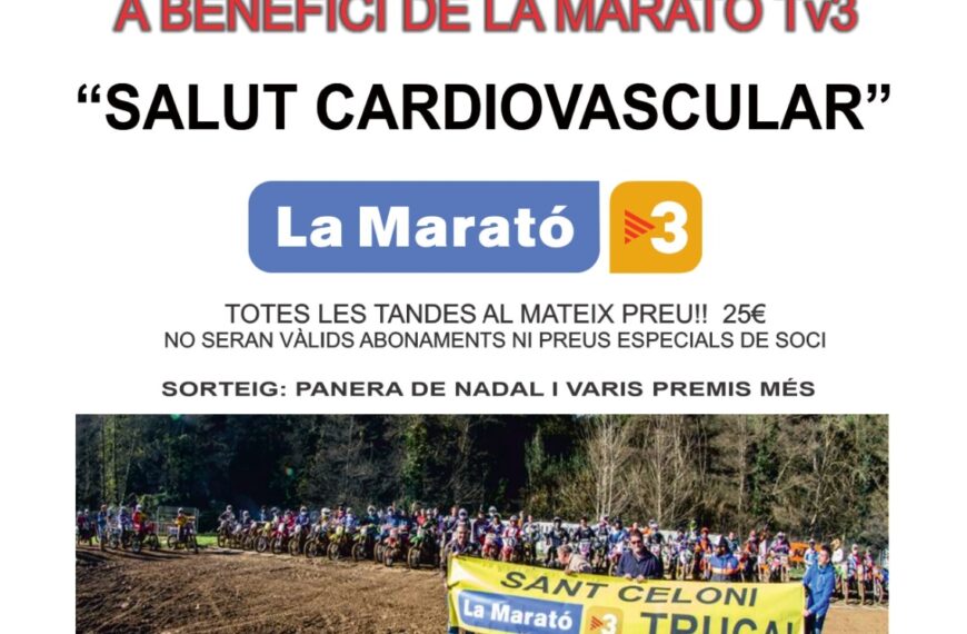 ENTRENAMENTS SOLIDARIS AMB LA MARATÓ DE TV3