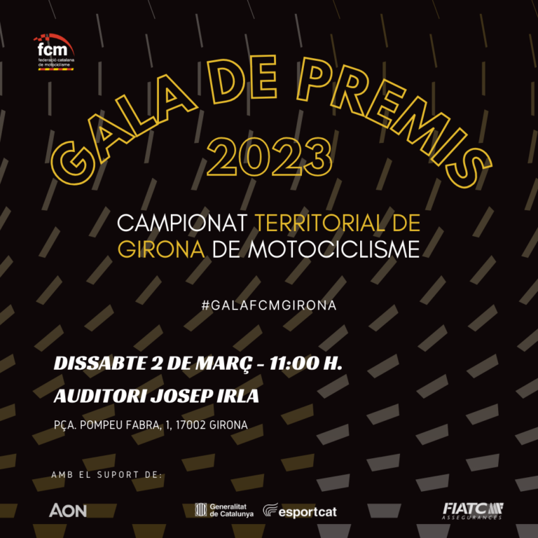 GALA DE PREMIS CAMPIONAT TERRITORIAL DE GIRONA 2023