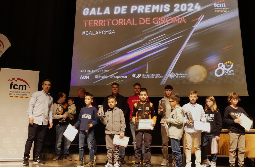 ELS PILOTS I MOTO CLUBS DEL TERRITORIAL DE GIRONA REBEN ELS PREMIS DE LA TEMPORADA 2024