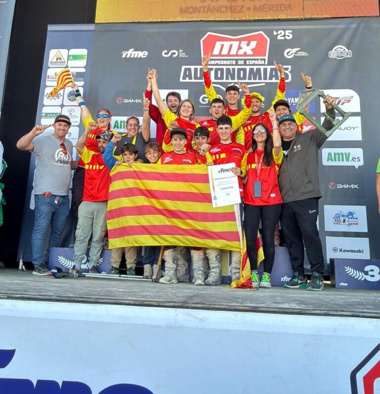 CATALUNYA, CAMPIONA D’ESPANYA AL MOTOCRÒS DE LES AUTONOMIES