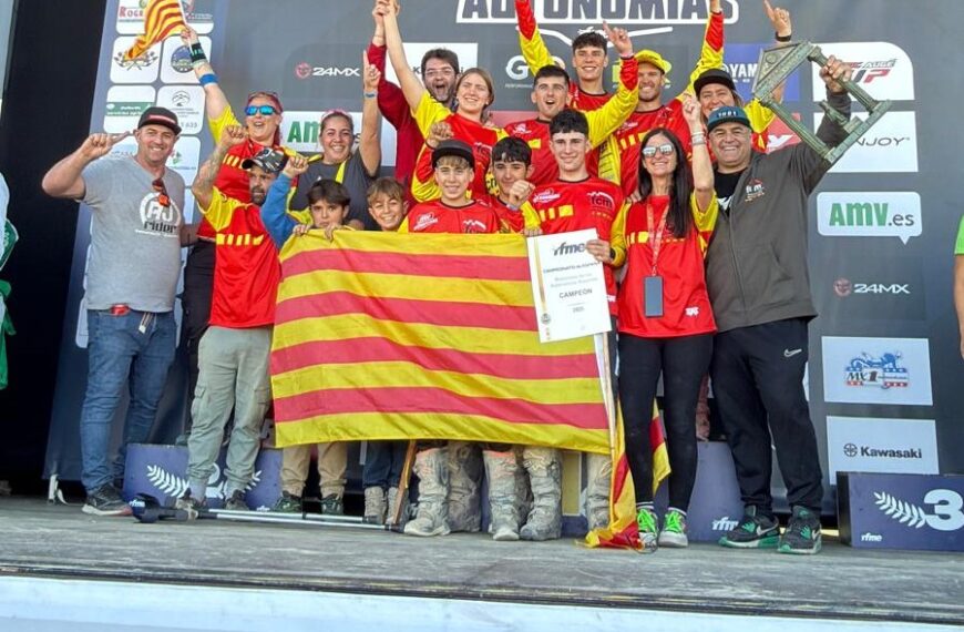 CATALUNYA, CAMPIONA D’ESPANYA AL MOTOCRÒS DE LES AUTONOMIES
