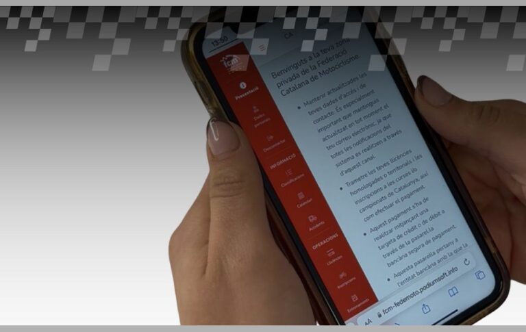 PRESENTEM LA NOVA APP DE LA FCM