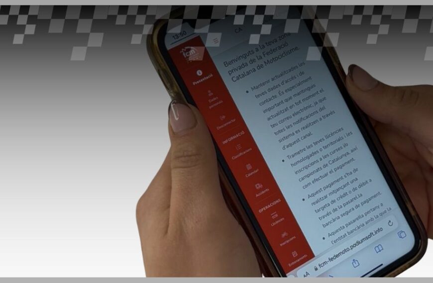 PRESENTEM LA NOVA APP DE LA FCM