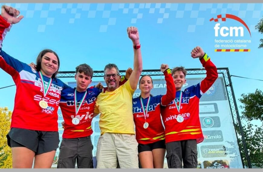 GRAN ACTUACIÓ DELS PILOTS CATALANS A LA MINI ENDURO EUROPEAN CUP 2026