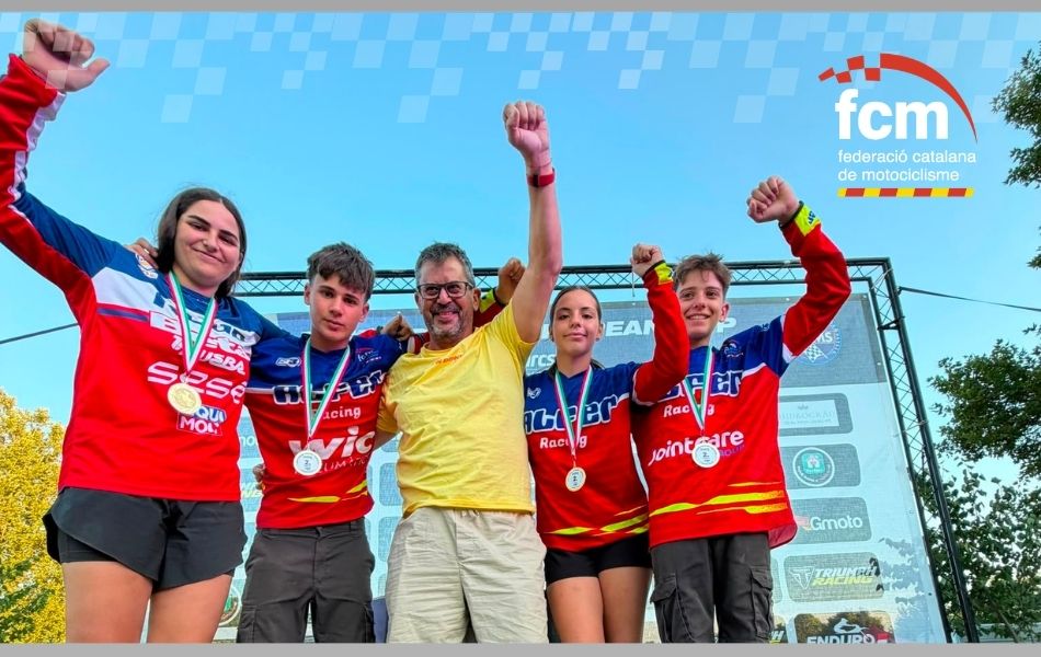 GRAN ACTUACIÓ DELS PILOTS CATALANS A LA MINI ENDURO EUROPEAN CUP 2026