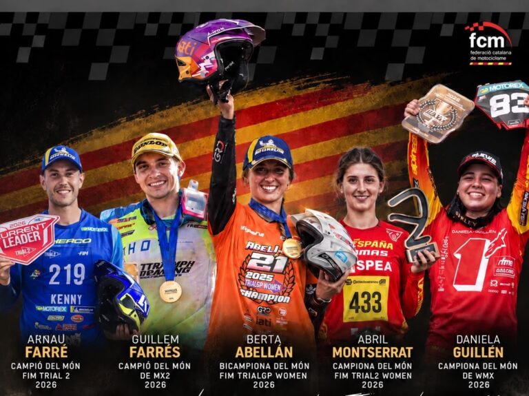 EL MOTOCICLISME CATALÀ VIU UN CAP DE SETMANA HISTÒRIC AMB CINC NOUS CAMPIONS DEL MÓN