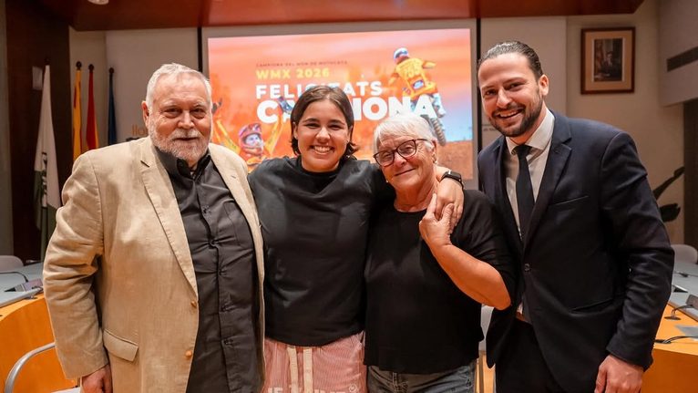 LLORET DE MAR HOMENATJA DANIELA GUILLÉN PEL SEU TÍTOL MUNDIAL DE MOTOCRÒS