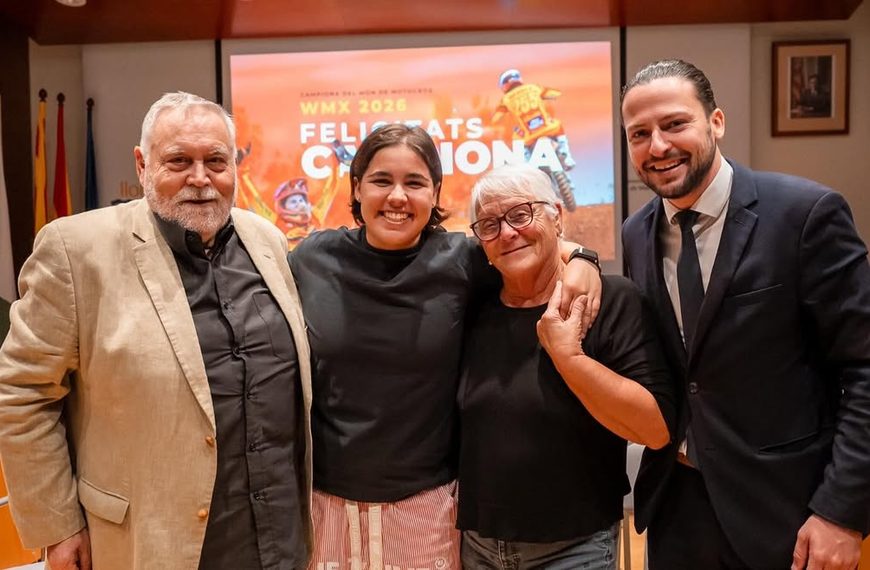 LLORET DE MAR HOMENATJA DANIELA GUILLÉN PEL SEU TÍTOL MUNDIAL DE MOTOCRÒS